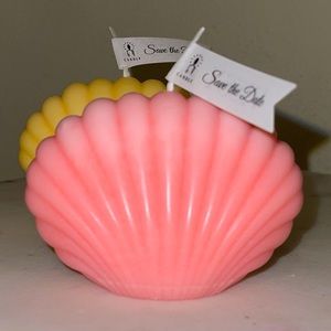 NEW Pink Seashell Candle Home Decor Accent Kawaii Cute Bedroom Dorm summer